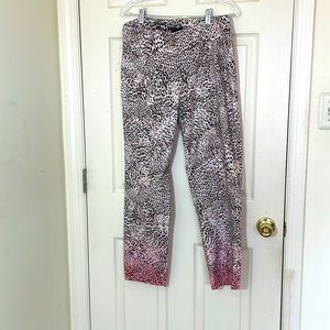 Women’s Animal Print Ombre Leggings Size 10 Excellent Condition